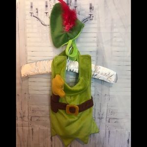 Disney Dog Halloween Costume - Peter Pan Size S